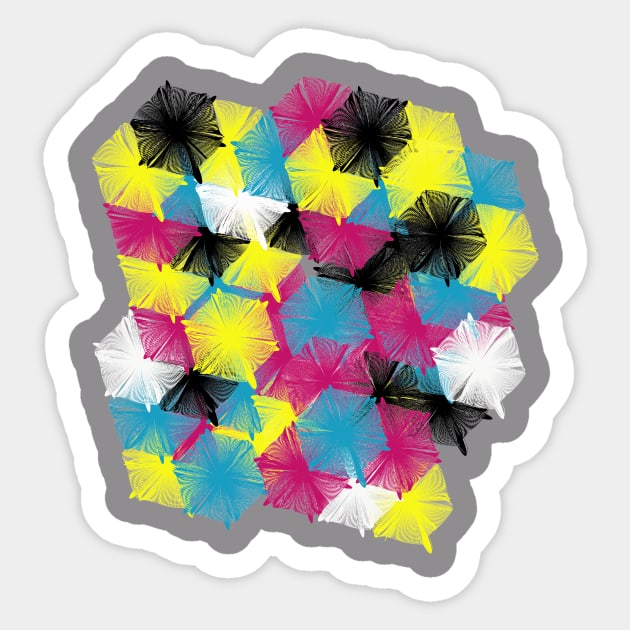 Cmyk Sticker by YellowMadCat